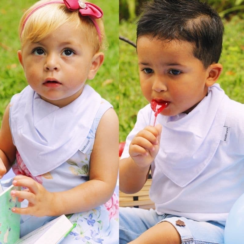 Babador Bandana Impermeável Infantil Bebê, kit com 3,antialérgico de algodão.Estilo que protege, fofura que encanta 😍