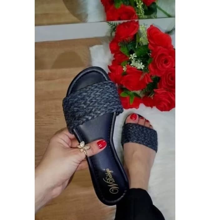 Rasteira sandália rasteirinha feminina tamanco verão confortável