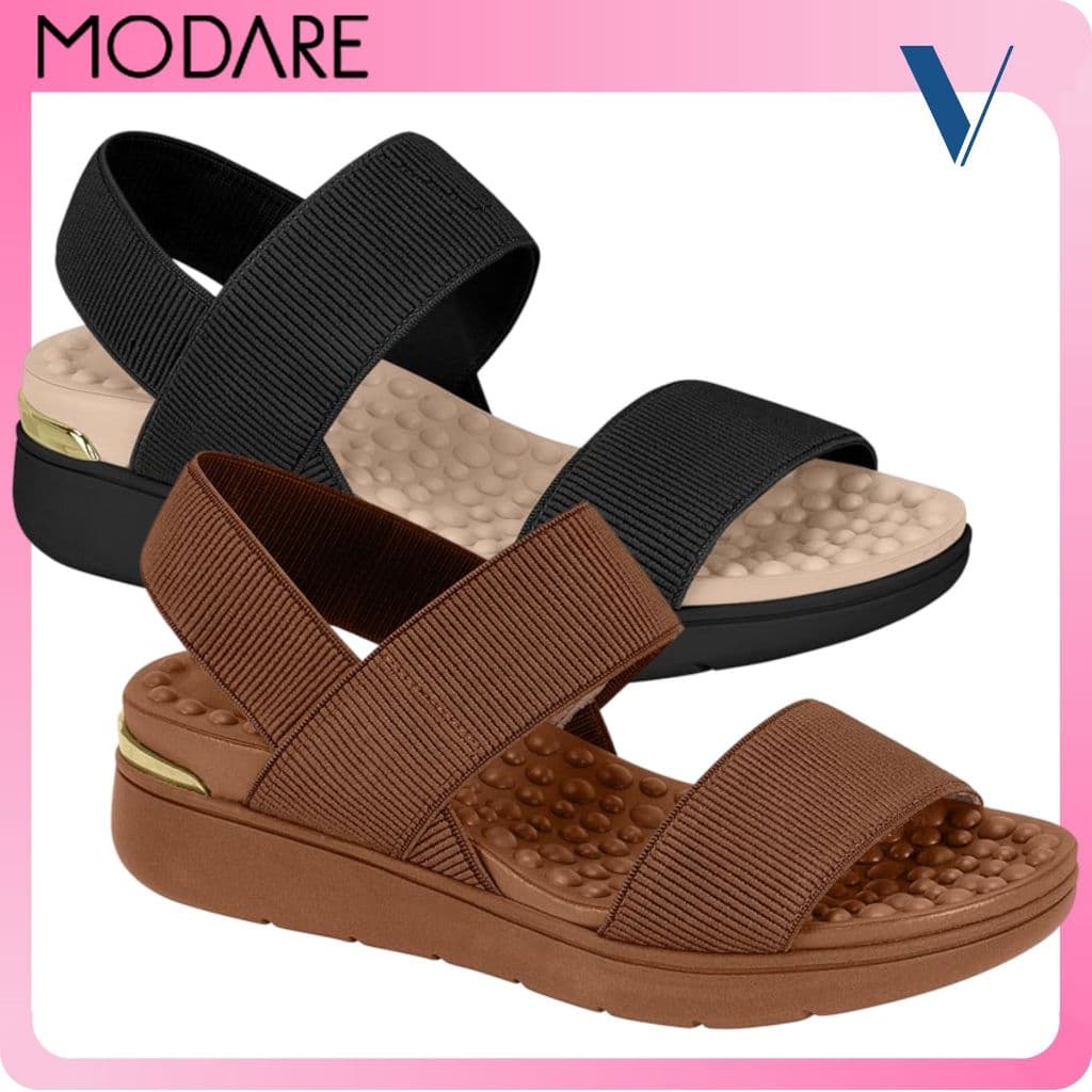 Sandália Anatomica Ultra Conforto Modare Ortopédico Chinelo Esporão Falcite Plantar Leve Bonito