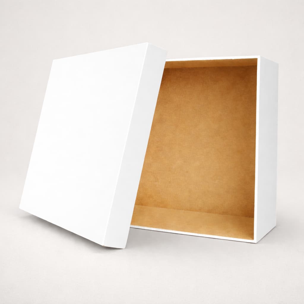 Caixa Personalizada Com Tampa Mdf Branco Para Presente