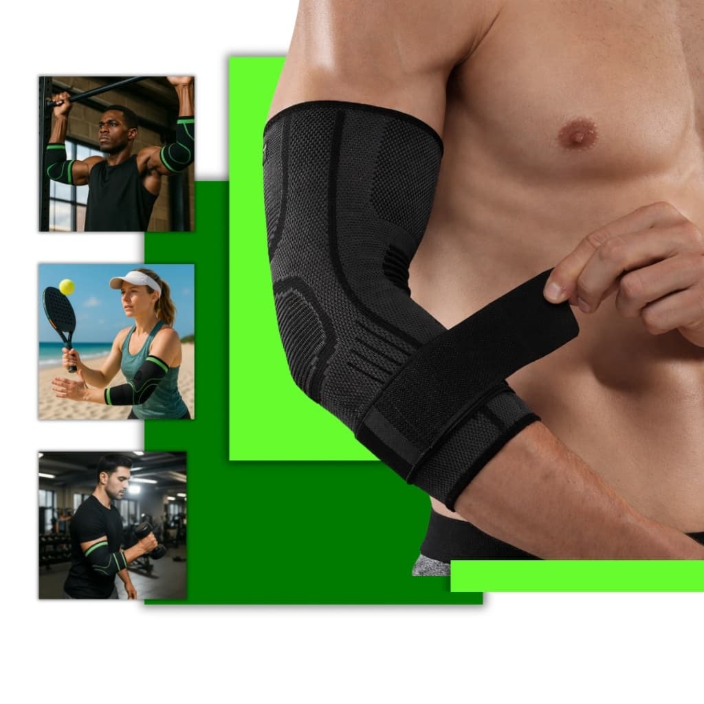 Cotoveleira De Compressão Estabilizador de Cotovelo Proteção Braço Epicondinite Artrose Academia