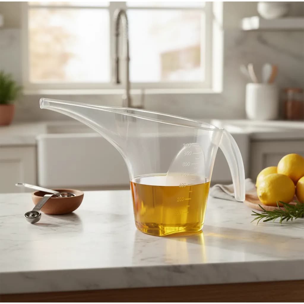 Jarra Medidora Funil Graduada 800Ml Culinária Cozinha Plasútil Várias Quantidades