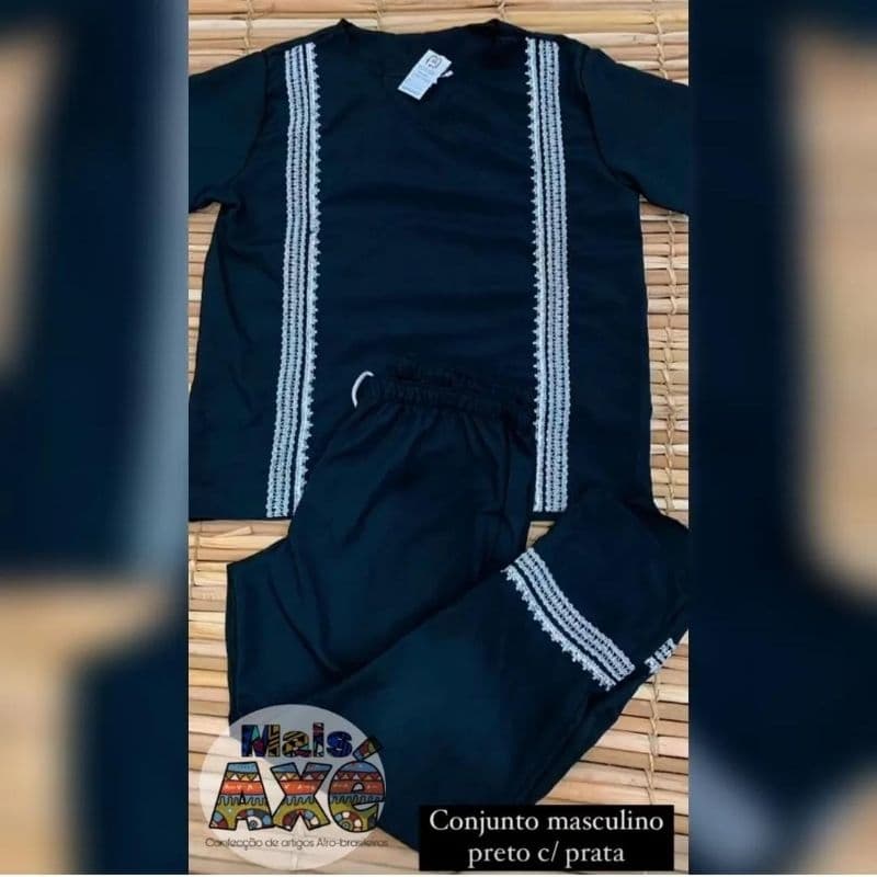 conjunto masculino Umbanda e candomblé
