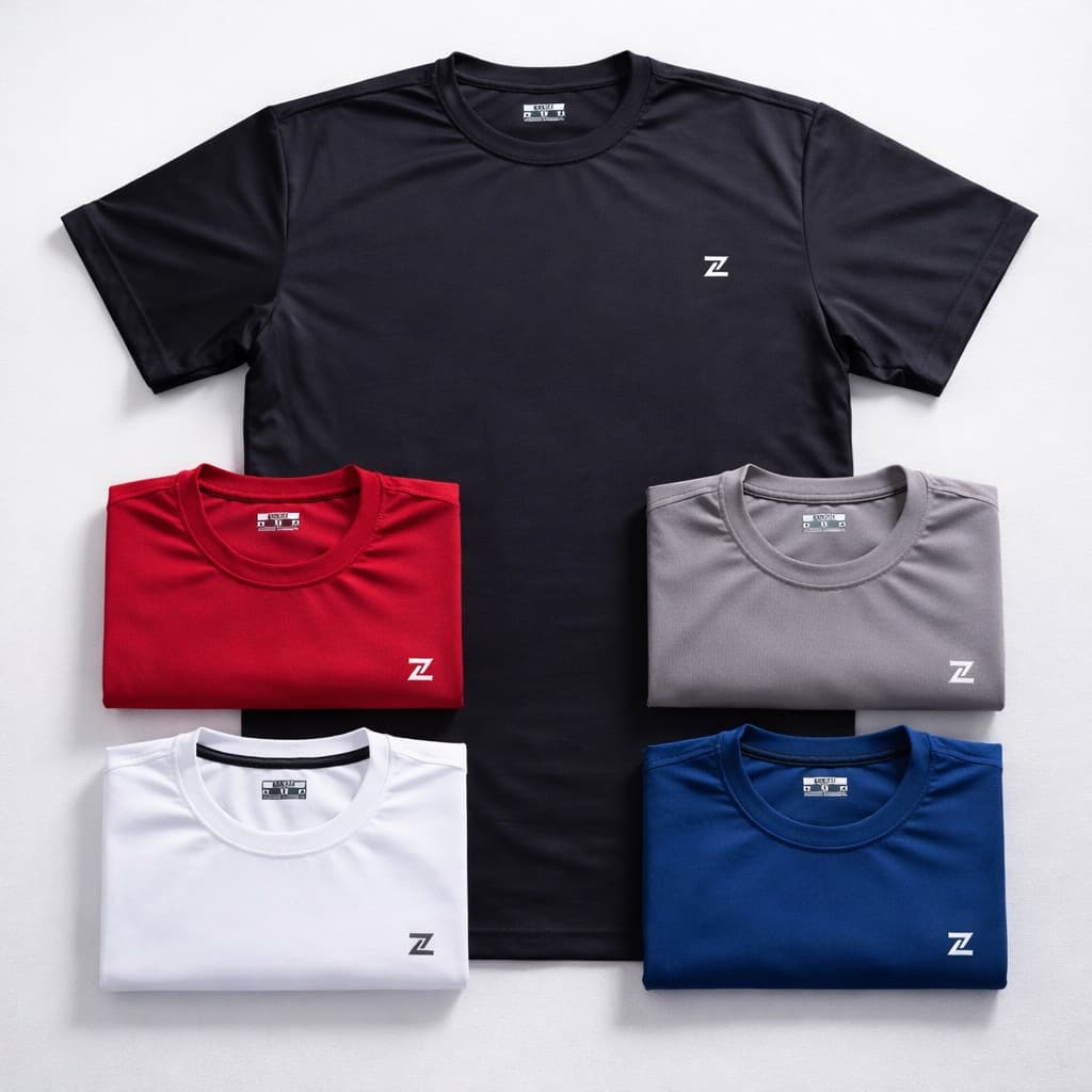 Kit 3 Camisetas Dry Fit Masculina - Casual - Treino - Academia - Esportes - Exercícios - Corrida