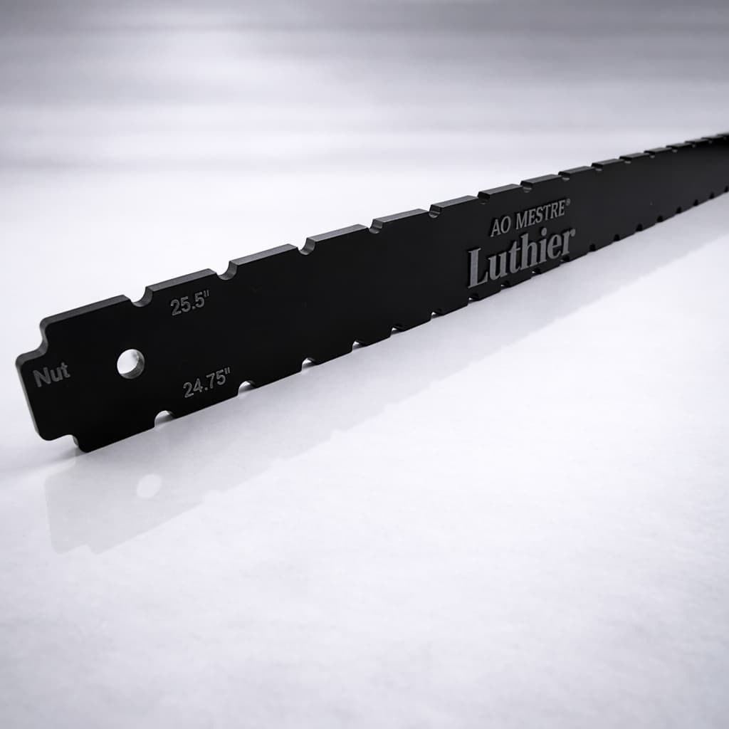 Régua Entalhada em Acrilico 6mm para escalas