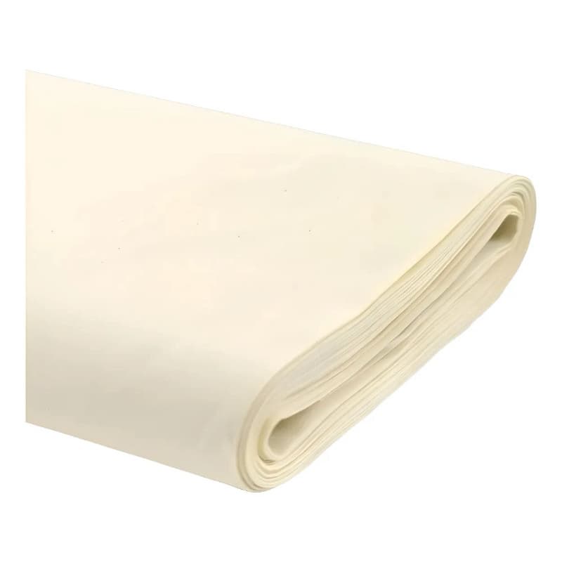 5 Metros Tecido 100% algodao cru Liso 1,75m 184G/m2 - Ideal para ecobags bordado artesanato aplique