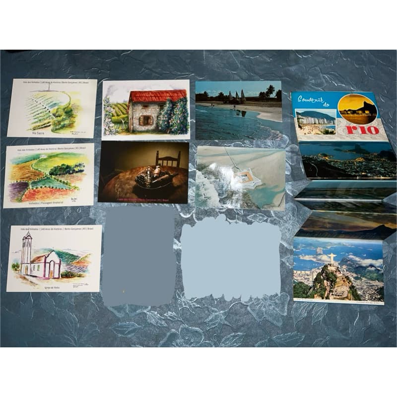 14 cartões postais Brasil diversos cartão postal