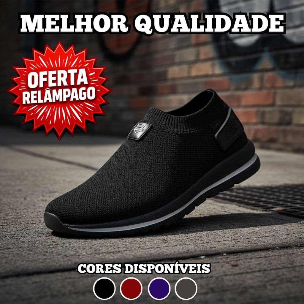 Tênis Meia Masculino Esportivo Slim Fit Estilo Meia Confortável Super Promoção