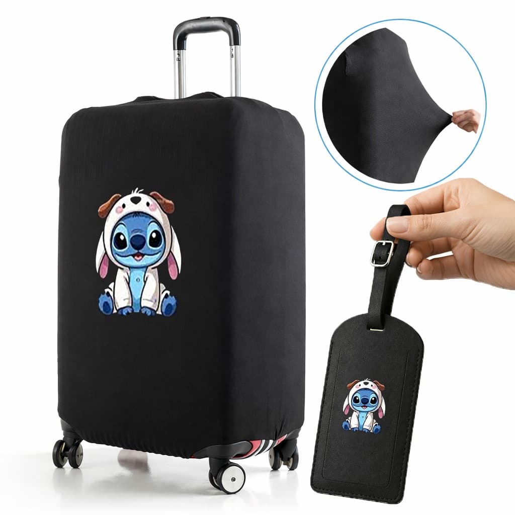 Capa de Mala P-M-G Protetor Reforçada Baby Stitch 8 a 23KG Bagagem Para Viagem Protetora Grande