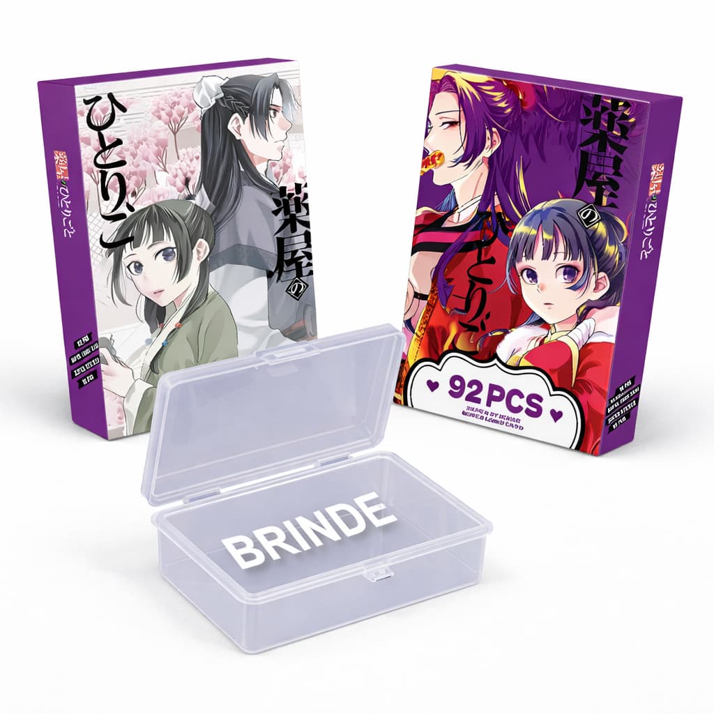 Lomocards Diários de uma Apotecária  - Blue Lock Cartão Presente 30/50/60/92 Peças  Lomo Novo Lacrado + Brinde Caixinha