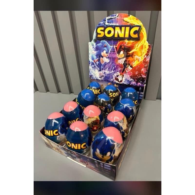 KIT cx COM 12 OVINHOS  DO SONIC ideal/ pra FESTA PÁSCOA 🐰 aniversario 🎁 lembrancinhas e Brindes festas 🥳