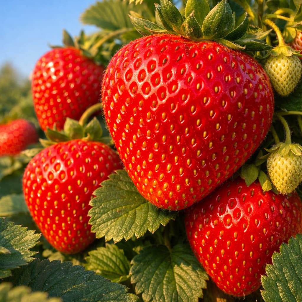 Sementes de  Morango Gigante Doce 180 Semente
