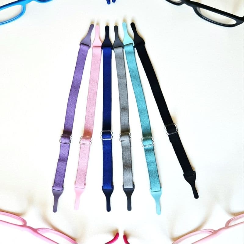 CORDÃO DE ELÁSTICO AJUSTÁVEL SUPORTE PARA ÓCULOS INFANTIL