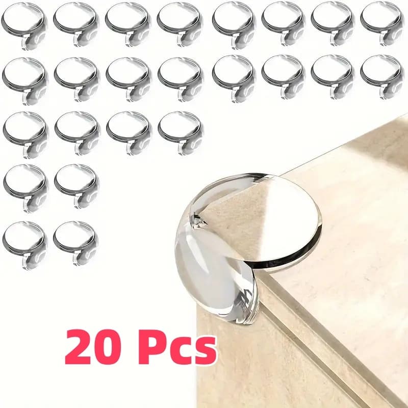 4/12/20 Peças Quadrado/Rotundidade Protetor De Quina Silicone Mesa Segurança Para Crianças E Bebes Proteção Promoção