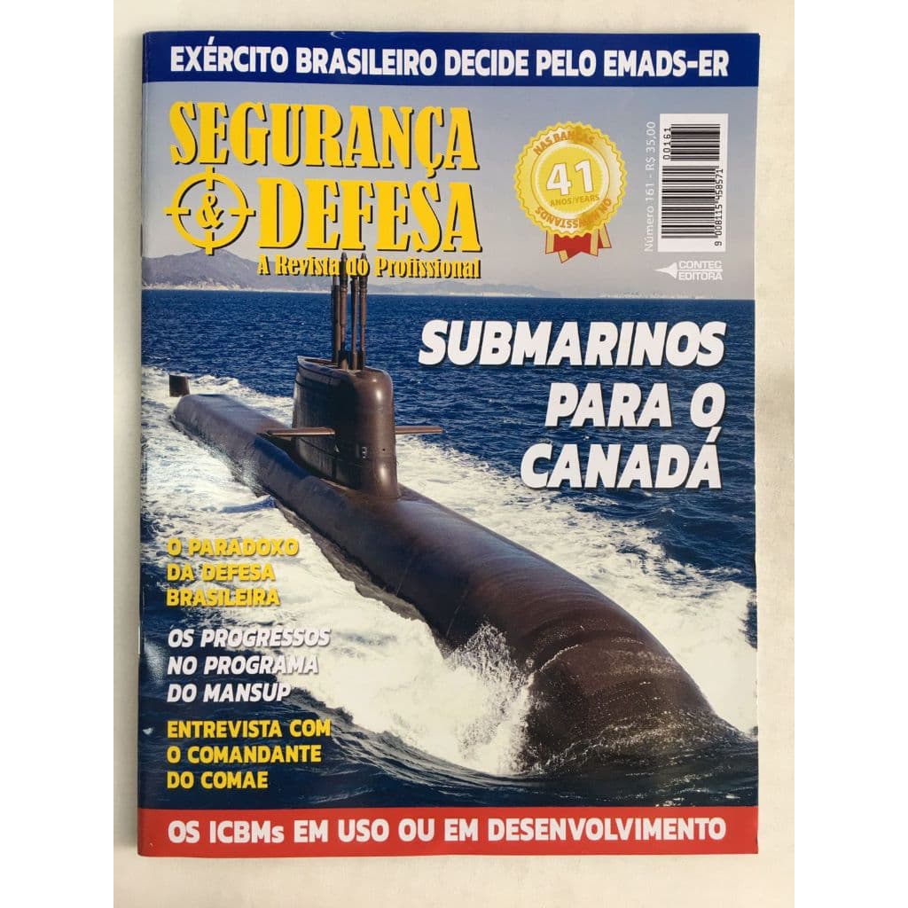 Revista Segurança e Defesa 161 Abril 2026 Submarinos