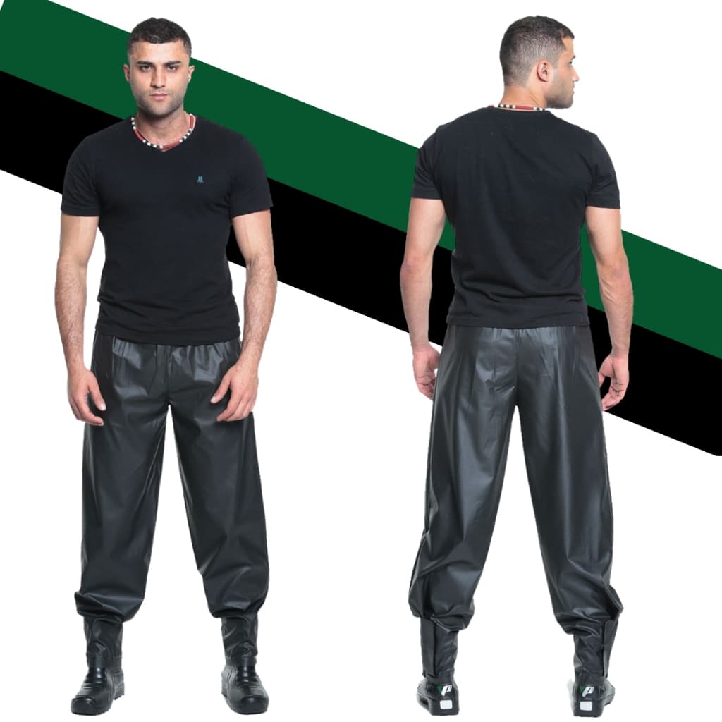 Calça de chuva Pantaneiro impermeavel para moto motoqueiro com velcro