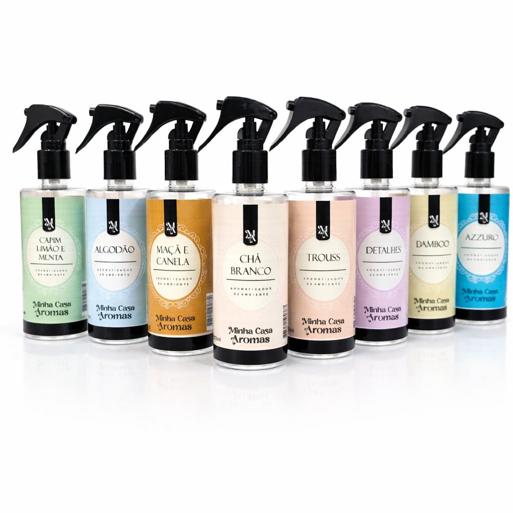 Home Spray Odorizante De Ambiente e Tecidos Minha Casa Aromas 250ml