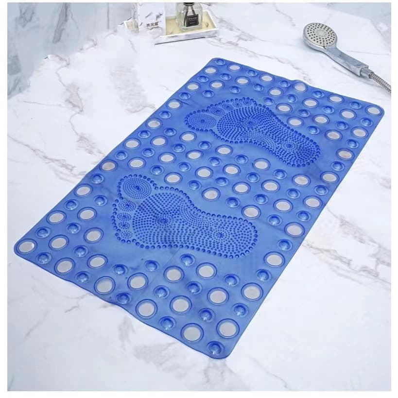 Tapete De Box Banheiro Ventosa Massageador Limpeza De Pés ANTIDERRAPANTE