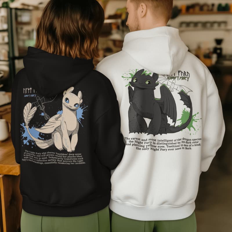 Kit Moletom Casal Furia da Noite Blusa de Frio Quente Grossa