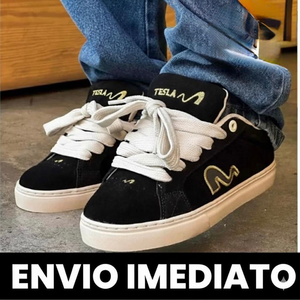 Tenis Tesla Hertz Skate Masculino Feminino Confotavel Premium