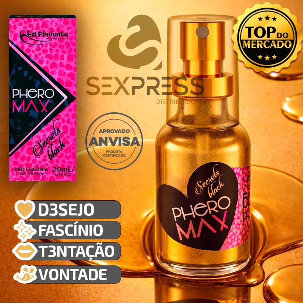 PERFUME AFRODISÍACO SECRETS UM AROMA QUE DESPERTA A IMAGINAÇÃO