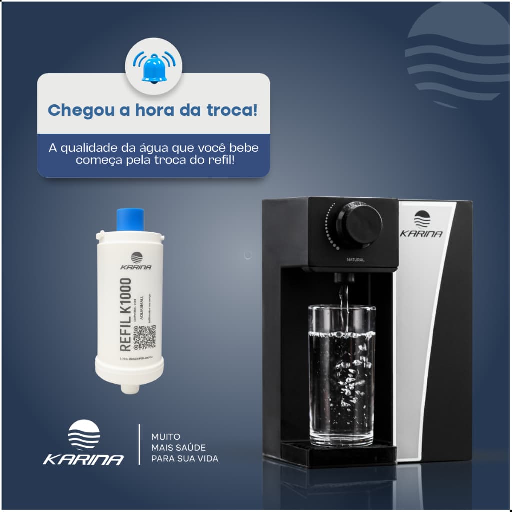 Filtro Refil K1000  Para Purficadores Aquasmall / Kpb / Kpi