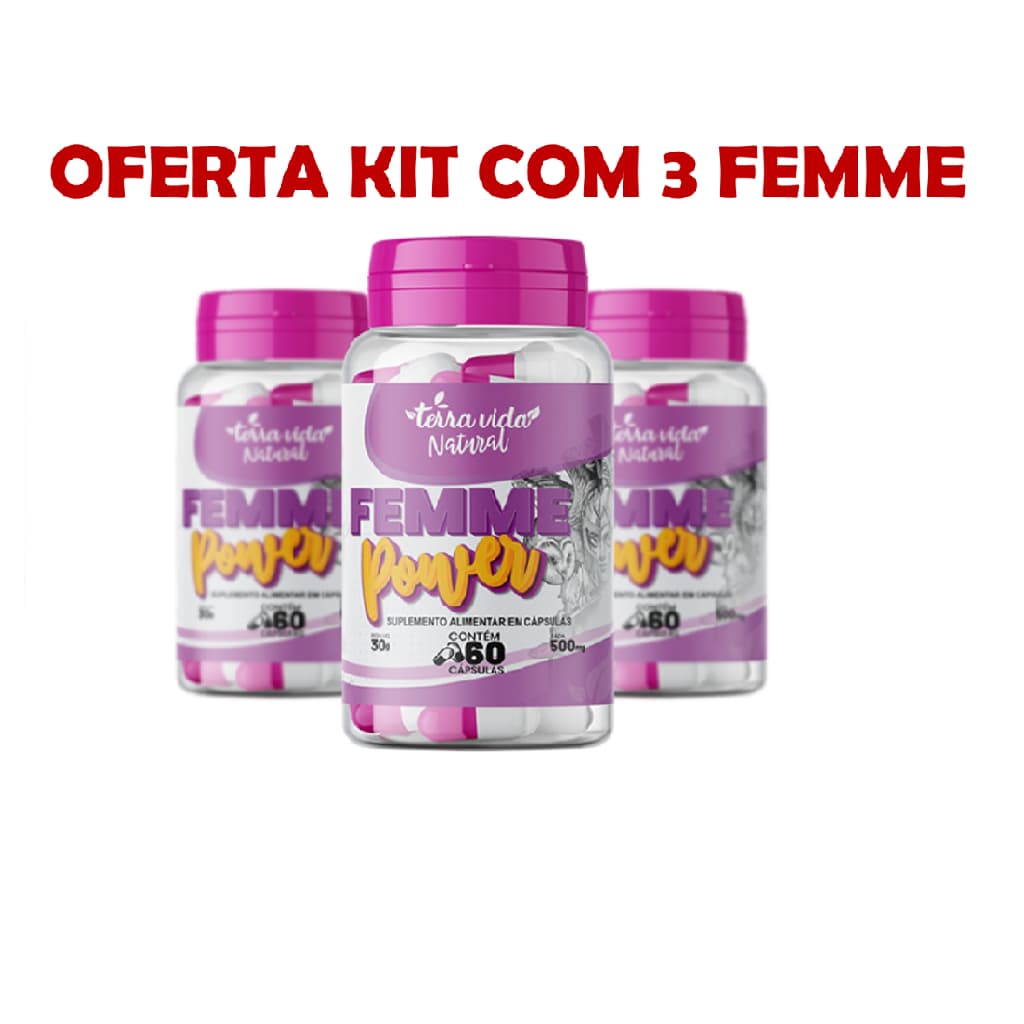 Kit 3 Femme - Bumbum, Coxas, Pernas e Glúteos Oferta