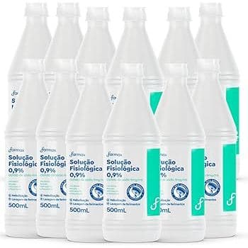Soro Fisiologico Farmax 500ml - KIT 12 UNIDADES-  Lavagem Nasal