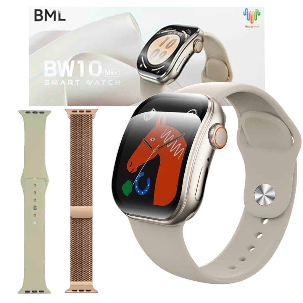 Novo Smartwatch BW10 Mini  41MM 3D Tela Curva Relógio Inteligente NFC GPS ChatGPT À Prova D'água Relógios Esportivos