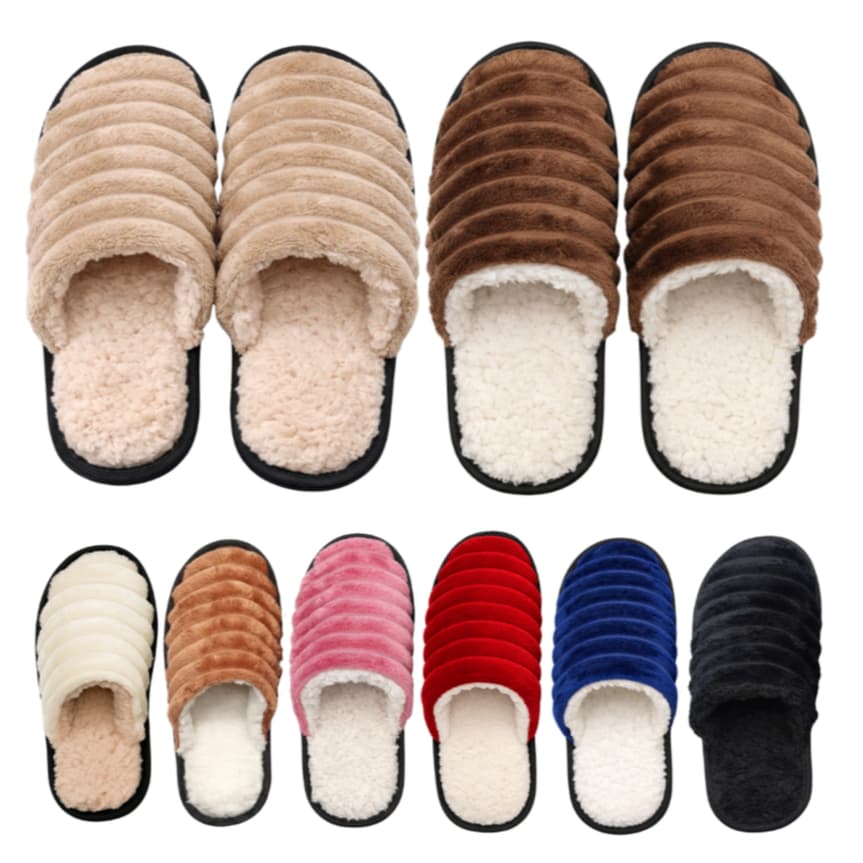 Pantufa de Inverno Luxo Confort Antiderrapante Super Macia Quentinha para Inverno