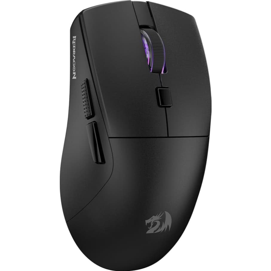 MOUSE GAMER REDRAGON AZZMACH LITE TRI-MODE ULTRA-LEVE S/FIO (M618-LIT) PRETO