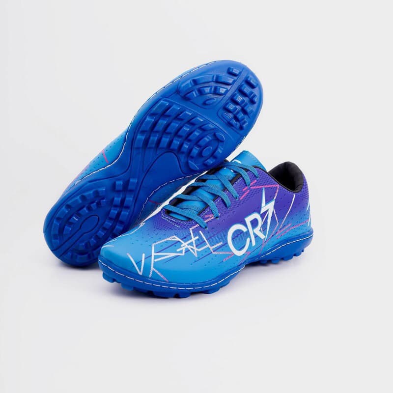 🏆 Chuteira Society / Campo CR7 Adulto e Infantil – Confortável, Resistente, Solado Costurado e Estável do 26 ao 43