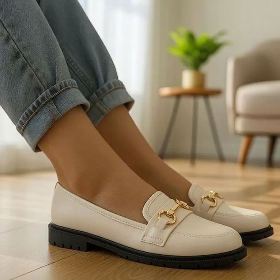 Mocassim Feminino Tratorado Corrente Confortável