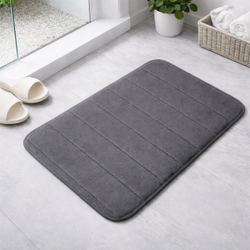 Tapete Antiderrapante de Banheiro Super Macio 60 x 40cm Varias Cores