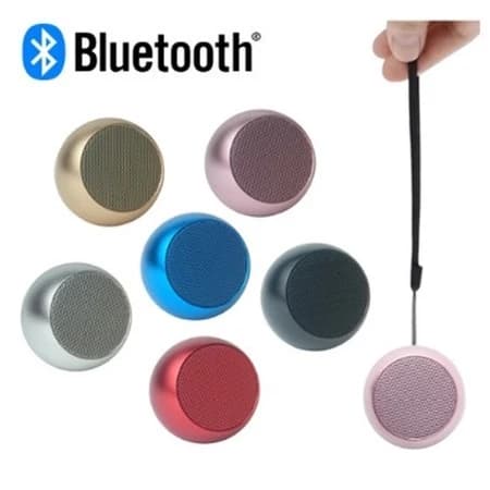 Mini Caixinha de Som Bluetooth M3 TWS 5.0 Metálica 3W Potente Portátil Bateria Longa Duração À Prova D'água