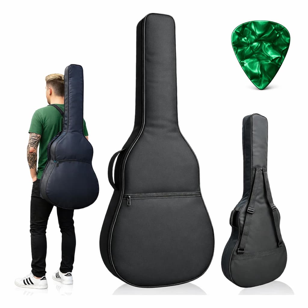 Capa Bag Acolchoada Para Violão Extra Luxo Super Proteção Premium