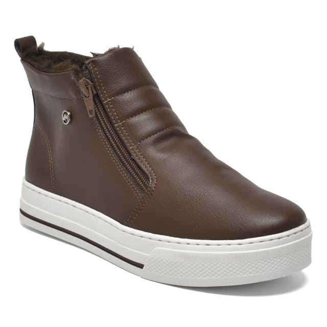 Tênis Via Marte Cano Baixo Forrado Com Pelos Confortável Original Oferta