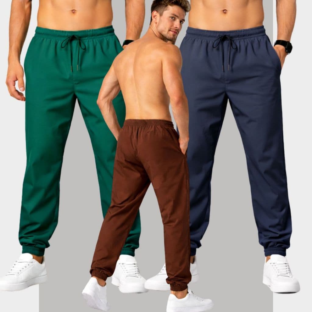 Calça Jogger Masculina de Tactel Esportiva – Leve, Confortável e de Secagem Rápida