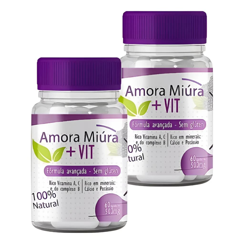 Amora Miúra + Vit - Suplemento Natural para Menopausa