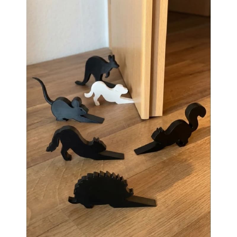 Trava Porta Criativo Animais - Segurança e Estilo para sua Casa - kit com 2