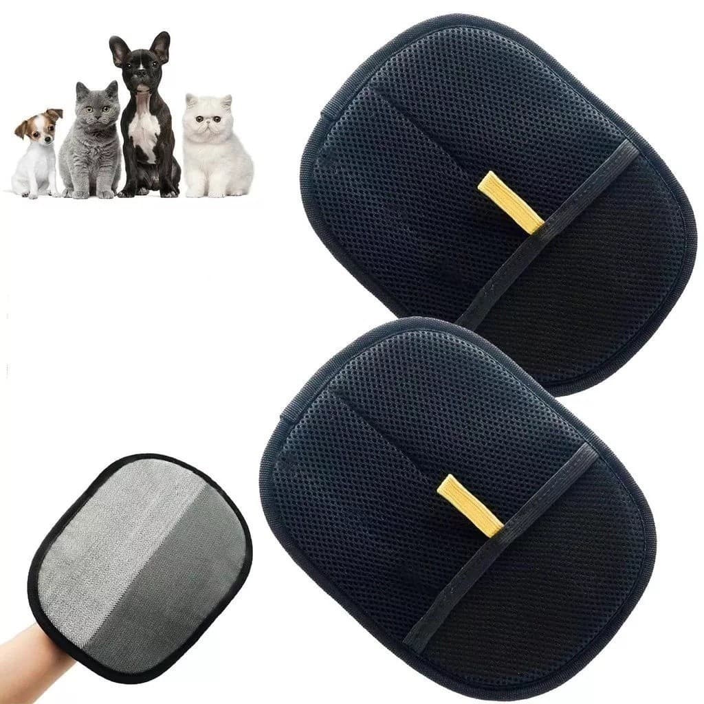 Luvas para Remoção de Pêlos de Animais de Estimação Escova de luva de depilação bidirecional sem estática