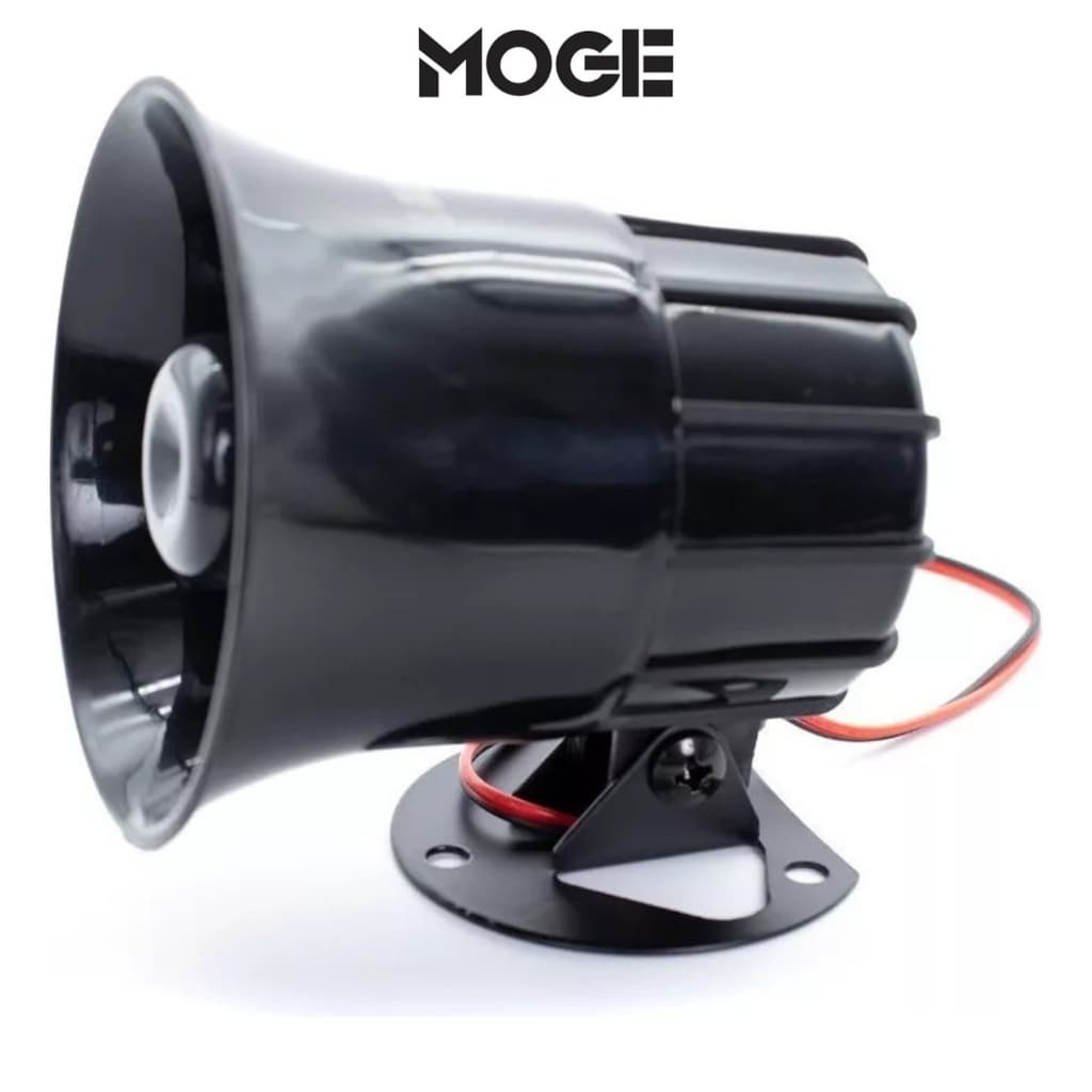 Sirene Eletrônica 12V 20W Tipo Corneta Bitonal – Aitek