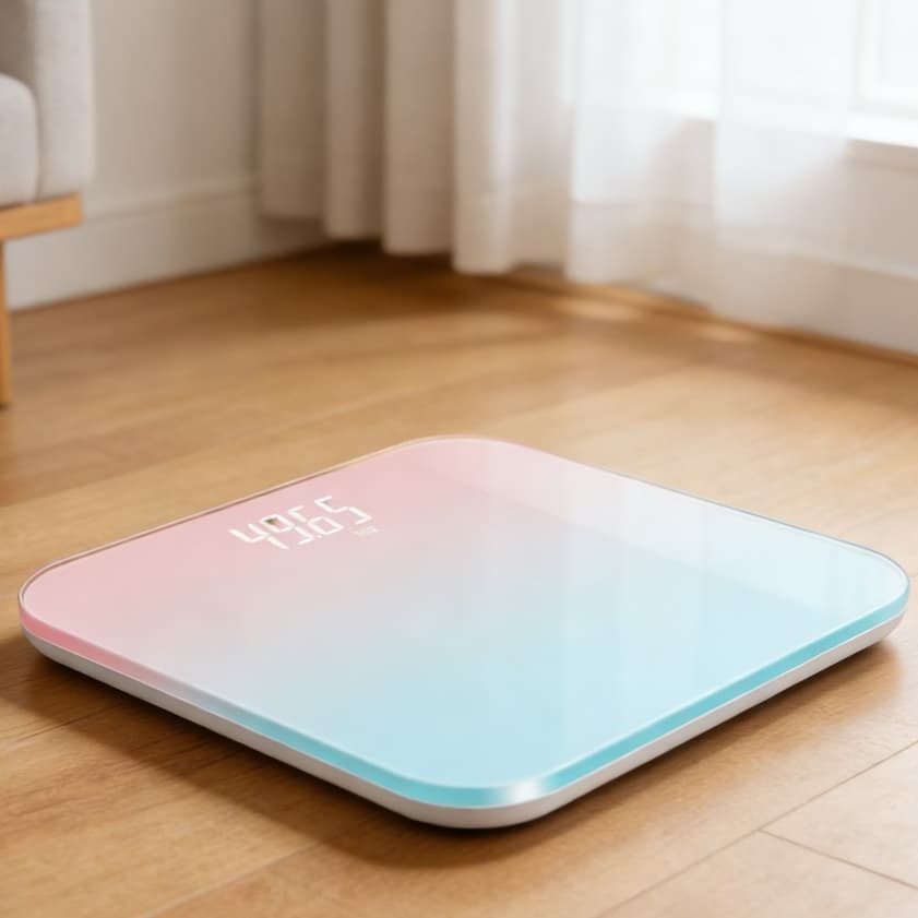 Balança Digital Corporal Arco-Íris 180kg Display Led De Alta Definição