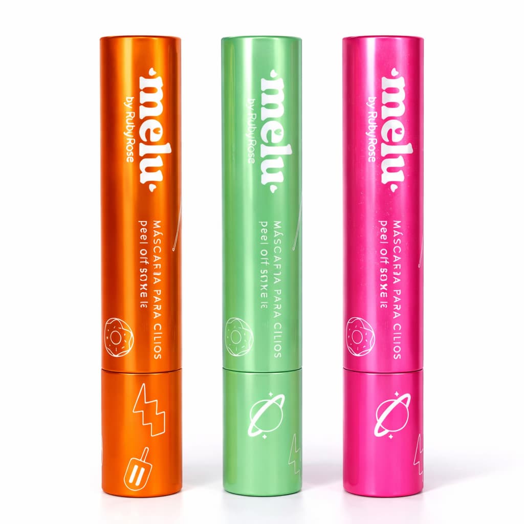 MÁSCARA PEEL OFF MELU by Ruby Rose Challenge - Like It - Selfie Volume Intenso, Definição Perfeita