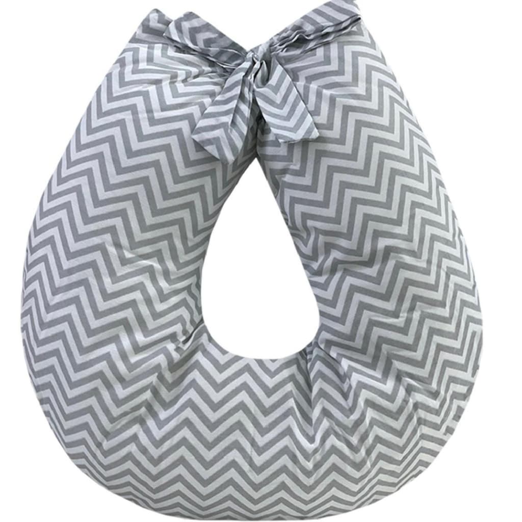 Capa para Almofada de Amamentação Zíper Interno 50x50cm Com Laço SEM ENCHIMENTO