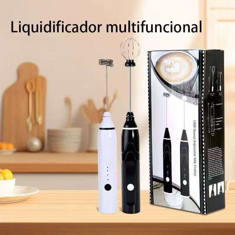 Kit1/Kit2 Mini Batedor Misturador Mixer Elétrico para Bebidas Leite Café Clara de Ovos 2 EM 1 Utensílios de Cozinha