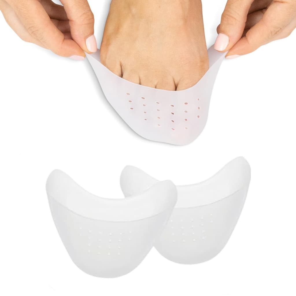 Protetor de Dedos Silicone Gel Biqueira Palmilha Flexível Alívio da Dor Conforto Sapato Salto Alto