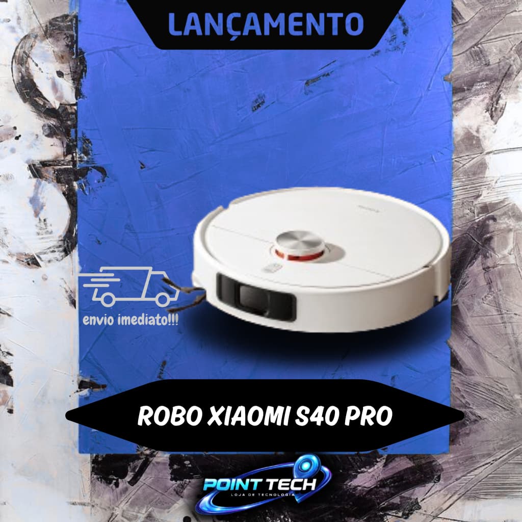 Aspirador Xiaomi Mi Robot Vacuum S40 Pro OV71GL / Bivolt - Branco ( LER DESCRIÇÃO! )