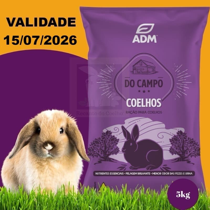 Ração ADM Do Campo COELHOS - 5Kg