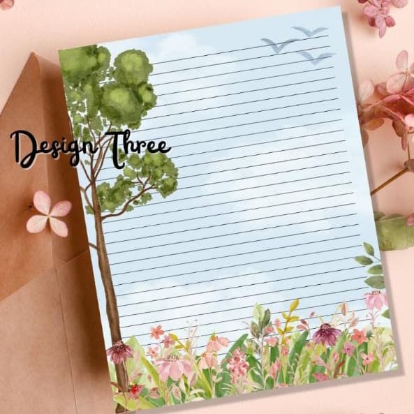 Papel de carta coleção paz sem fim JW